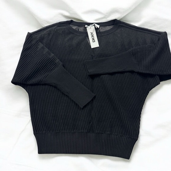 DKNY Set
Ribbed Seamless Midi Skirt& BOAT - Jumper - black - Picture 3 of 4